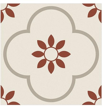 Fliesensticker Fliesen Vinyl-Bodenbelag for Abziehen und Aufkleben, selbstklebende, rutschfeste, wasserdichte Wand- und Bodenaufkleber for die Inneneinrichtung(Color4)