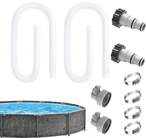 Manguera Para Piscina | Manguera de Recambio para Filtro de Piscina | Herramienta De Reparación Tubo 38 mm Para Mantenimiento Y Flujo De Agua