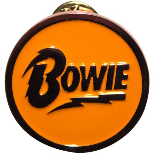 David Bowie Circle Logo Pin Badge One Size