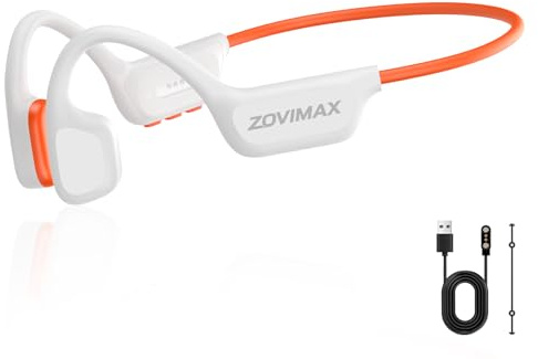 ZOVIMAX Casque Conduction Osseuse Natation, IPX8, Bluetooth 6.0, MP3 8 Go
