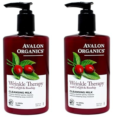 Avalon Organics CoQ10 Facial Cleansing Milk - 8.5 fl oz (Pack of 2)