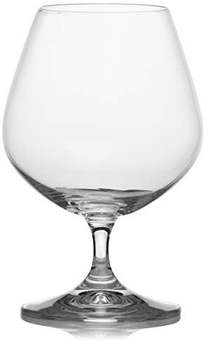 Bohemia Crystal Lara Calice Brandy e Cognac 60 cl Set 6 Pz In Cristallo