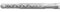 fischer 540880 Long Shaft Dowel SXRL SXR, Galvanised, 8 x 80