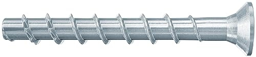 Fischer UltraCut FBS II 6 x 120/65 försänkt huvud, kraftfull betongskruv, för fastsättning inom områdena sanitär, värme och klimat, galvaniserad 100 st.