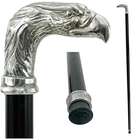 Bastón de paseo de madera para ancianos hombre y mujer, elegante y robusto único hecho a mano en el barriga CAVAGNINI Italia (AQUILA)