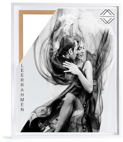 Cadre photo vide pour photos sur toile | Format 100 x 150 cm Couleur blanc brillant