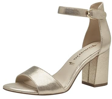 Tamaris Sandalette Damen Vegan Elegant metallic,EU 37