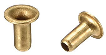 BBAUER Lot de 200 rivets creux, 2 mm x 4 mm à trou traversant en cuivre, œillets double face pour circuit imprimé