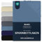 Dreamzie Premium Spannbettlaken 180x200 cm, Spannbetttuch für Dicke Matratzen bis zu 27 cm, Bettlaken 100% Jersey Baumwolle, 150 g/m², Oeko-TEX Zertifiziert - Blau