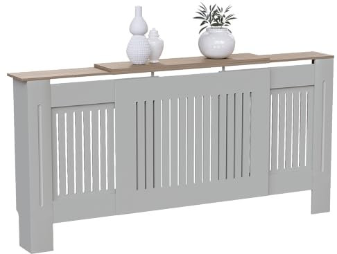 Vida Designs Arlington Heizkörperverkleidungen (grau, verstellbar) Eingangsbereich, Wohnzimmer, Wohnmöbel