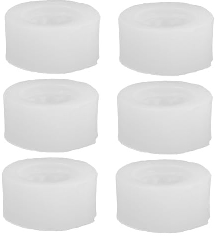 STOBAZA 6pcs Macaron Silicone Mold for Baking Food Grade Silicone for Desserts Pastries and DIY Crafts Reusable Kitchen Tool