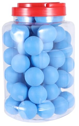 MUSISALY 60 Unidades Unidades Bolas de Tenis de Mesa Duraderas para Exterior Interior Pelotas Prácticas para Principiantes y Entrenamiento Colores Aleatorios Color Aleatorio