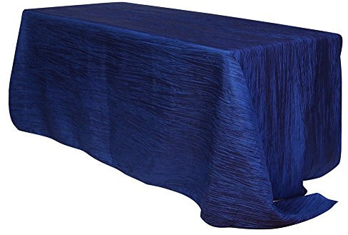 Taft-Tischdecke, rechteckig, 229 x 396 cm, Marineblau