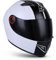 Soxon® ST-666 „Deluxe White Black“ · Integral-Helm · Full-Face Motorrad-Helm Roller-Helm Scooter-Helm Cruiser Sturz-Helm StreetFighter-Helm MTB · ECE 22.05 Visier Schnellverschluss Tasche XL (61-62cm)