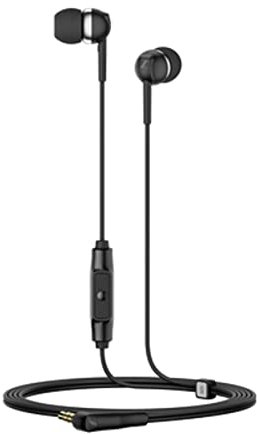 Sennheiser Consumer Audio CX 80S In-ear Headphones with In-line One-Button Smart Remote – Black