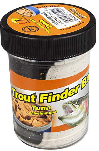 FTM Fishing Tackle Max Forellenteig Inh.50g schwarz/weiß Tuna schwimmend