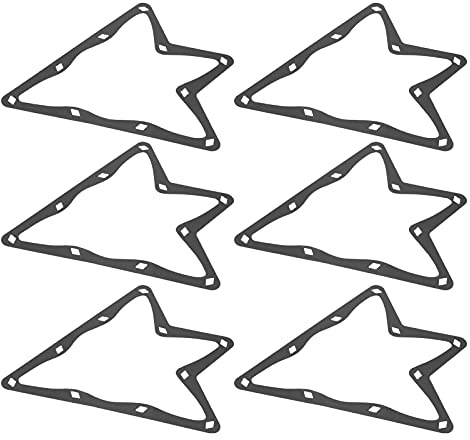 HERCHR Triangolo Biliardo, 6 PCS Set Rastrelliera per Palline Triangolo del Rack per Piscina Rastrelliera per Palle da Biliardo Triangolare per Posizionare la Stecca da Biliardo e Biliardo