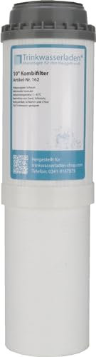 Duo-Filtereinsatz Power Aktivkohle + Polypropylenfilter kompatibel zu Mauk Profi Wasserfilter Kombifilter Sedimentfilter 10 Zoll (1 Stück)