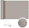 COOL AREA Balkon Sichtschutz HDPE UV-Schutz Leicht Transparent,Balkonverkleidung mit Kabelbinder,80x600cm,Taupe