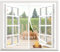 Moustiquaire Fenêtre Magnétique 140x120cm, fermeture automatique, moustiquaire porte fenetre Sans Perçage Maille Ultra Fine, pour La Plupart Les Types de FenêTres ou Porte de Balcon, Blanc