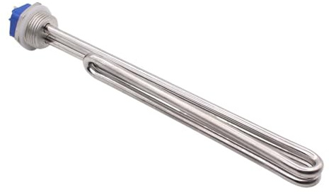 Calentador Eléctrico Tubular De Inmersión Plegable De 240 V, 1 BSP, Compatible Con DERNORD, 2,5 KW, SUS304, Elemento Calefactor De Rosca For Agua.(Gold,240V_5.5KW 365MM)