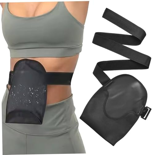 Suministros de ostomía, fundas para bolsas de ostomía con cinturón ajustable, fundas impermeables para bolsas de colostomía, lavables para hombres y mujeres, ileostomía