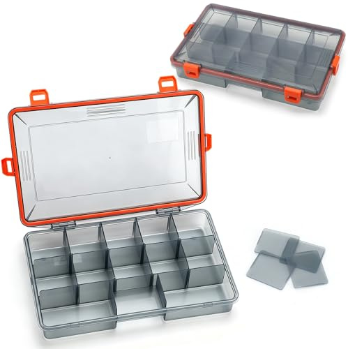 KOUHA Boîte à Appâts Coffret de Pêche avec Compartiments Individuels
