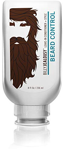 Billy Jealousy Original Beard Control Leave In Beard Conditioner for Men with Aloe Leaf Juice and Jojoba Seed Oil, Softens Hair and Skin, Light Hold with Matte Finish, 8 Fl Oz