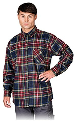 REIS - Camicia in Flanella Protettiva per Auto, Multicolore, XL
