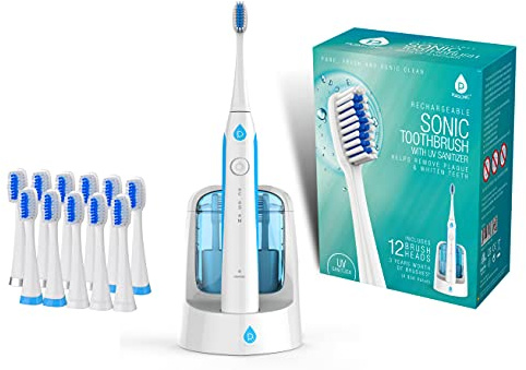 Pursonic S750 Sonic SmartSeries Electronic Power Rechargeable Battery Toothbrush