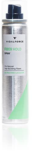 VidalForce Fixateur Fibres Capillaires 100ml – Spray Fixateur Kératine Fibres Cheveux – Effet Naturel et Longue Durée 48H – Fixateur Sans Taches ni Résidus – Fixation Professionnelle Homme Femme