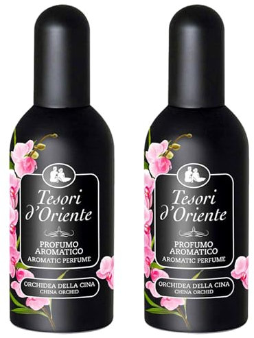 Tesori d'Oriente Orchidea della Cina Acqua di Colonia 100 ml x2