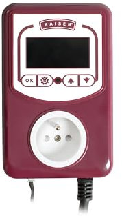 KAISER COMPANY Thermostat numérique pour fumoir – régulation précise de la température 15–130 °C, calibration, écran LED, pour fumage à froid/tiède/chaud, installation facile