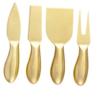 Healifty Cuchillo De Queso De Acero Inoxidable Con Cortador Multifunción Para Cocina Incluye Espátula Tenedor y Cuchillo Esparcidor Para Tipo De Quesos Ligero y Fácil De Lavar