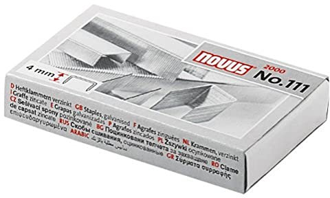 Novus Heftklammer für Heftzangen mit einer Schenkellänge von 4 mm