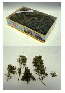 HEKI Árboles de follaje U. arbustos, 15 Piezas, Color Verde Claro, Small 1670