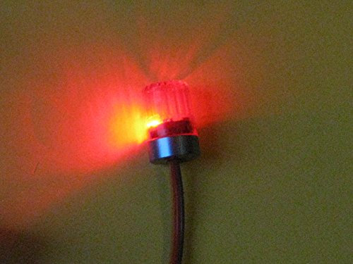 Modellbau Berthold Rundumlicht 4,8-6 Volt in Gelb - Rot oder Blau Farbe Wählbar (Rundumlicht Rot)