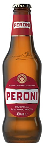 Peroni Red - 4.7% ABV, 330ml x 24 Bottles in a Pack | Authentic Italian Lager | Smooth & Refreshing | Floral, Bittersweet, Balanced and Clean | Original Recipe