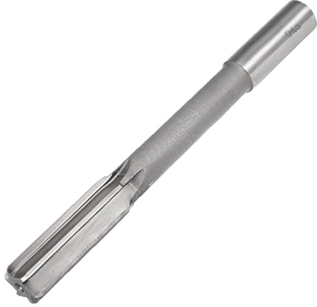 PATIKIL 20mm Alesatore a Mandrino 1pz Tornio Macchina Alesatore H7 Alta Velocità Acciaio 6 Diritto Scanalature Rotondo Gambo per Metallo Non Ferroso Metallo Rame
