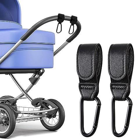 Kinderwagenhaken für Wickeltaschen, Kinderwagenhaken, Taschenhaken Kinderwagen für Hängetaschen (Metallhaken)