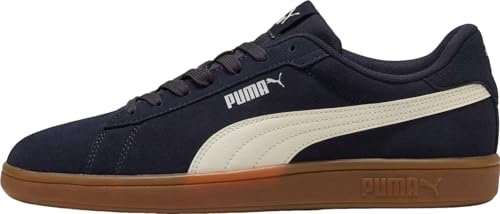 PUMA Unisex Smash 3.0 Sneaker, New Navy-WARM White, 36 EU