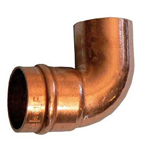 Pack of 5-15mm Solder Ring Street Elbow (Known as Solder Ring Fittings/pre soldered Copper Fittings Also/Plumbing Fittings/Street Elbows Also Available in 15mm, 22mm and 28mm)