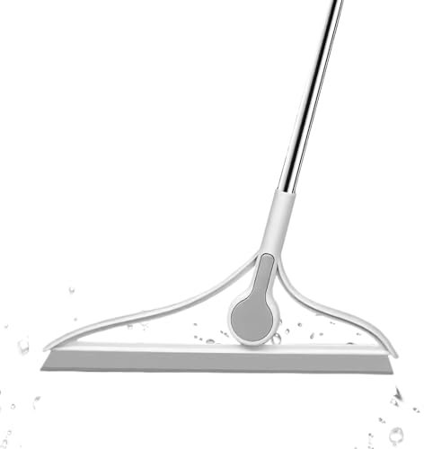 Scopa Per Capelli - Strumento Regolabile per la Pulizia di Pavimenti,Strumento Pulitore In Silicone Leggero Antiaderente Multifunzionale Per Pavimenti Piastrelle Pareti Bagno Cucina