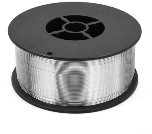 ZiStarlilife Alambre de soldadura E71T-GS de acero al carbono auto-blindado alambre de soldadura de núcleo de flujo 0.8mm 1kg para acero bajo carbono vertical sobrecarga soldadura DCEN Polaridad