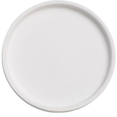 WANGHAI-666 Platillos para Plantas Bandeja de Goteo for macetas jardín, Ideal for Interior y Exterior(Blanco,Grande)