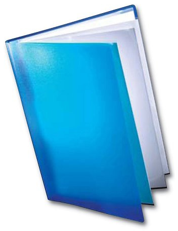 Dekko - Raccoglitore con tasche portadocumenti trasparenti, max 50 fogli, formato A3, colore: Blu