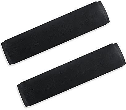 2 Kinderautogurtpolster, Schulterpolster, Schutzpolster, Rucksack-Schultergurtpolster Samt, weich und bequem. Sehr gut geeignet für Reisen, Rucksäcke, Schlafkissen, Nackenstütze.