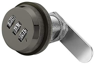 Cerradura de leva de combinación de código de 3 dígitos Cerraduras codificadas con contraseña de 20 mm Cerradura de seguridad codificada con aleación de zinc para caja Gabinete Buzón Cajón Puerta