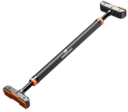 RHINOSPORT Pull Up & Chin Up Bar for Narrow Doorways, 70-92cm, 200kg load