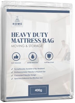 Mattress Cover for Moving and Storage - Mattress Bag for Moving and Storage - 400g Mattress Storage Bags - Heavy Duty, Tear Resistant, Dust Resistant (3FT Single)